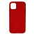 Чехол-крышка silicone case стеганый для iphone 11 pro max красный