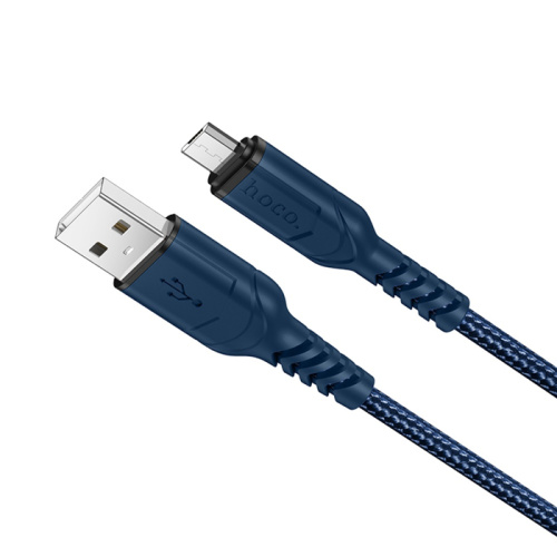 Кабель usb hoco x59 micro 2,4a синий 