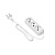 Сетевой удлинитель maxvi ps-515 2300вт (3 розеток) 1,5m белый