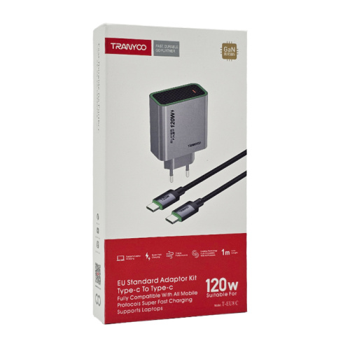 Сзу tranyoo t-ue8 c super fast c/c (120w) серое