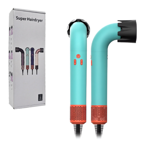 Фен для волос super hair dryer hd18 бирюзовый