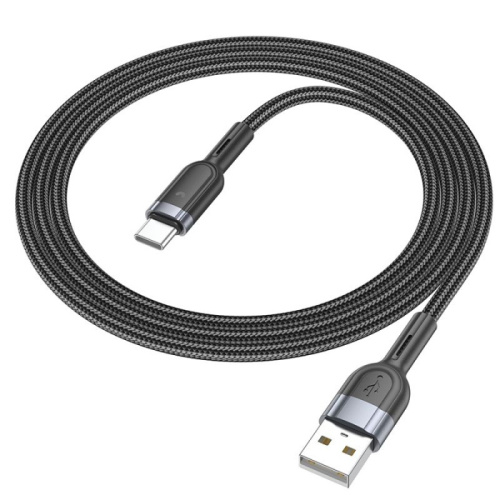 Кабель usb hoco u117 type-c черный 