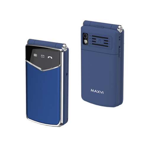Тел.maxvi e11 синий-silver (eac)