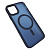 Чехол-крышка #83 magnetic collection mil-std для iphone 15 pro синий