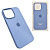 Чехол-крышка silicone case magsafe для iphone 13pro голубой