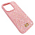 Чехол крышка i diamond для iphone 14 pro розовый