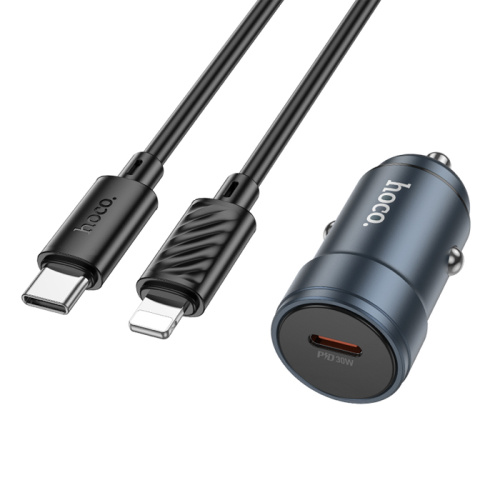 Азу hoco z57 type-c на lightning (pd30w) темно-синий