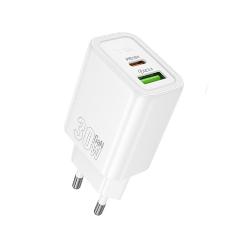Сзу hoco n63 (pd30w+qc3.0) белое