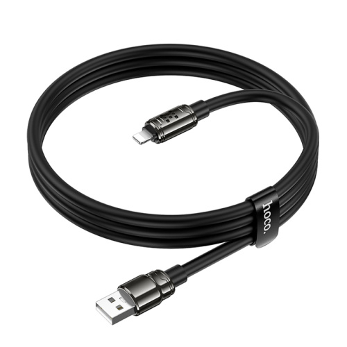 Кабель usb hoco u143 lightning черный 