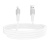 Кабель usb hoco x106 lightning (3m) белый 