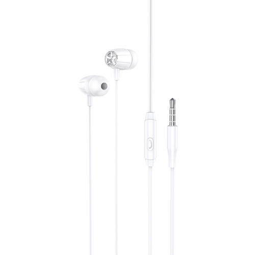 H/f (3.5mm) hoco m88 с микрофоном белые