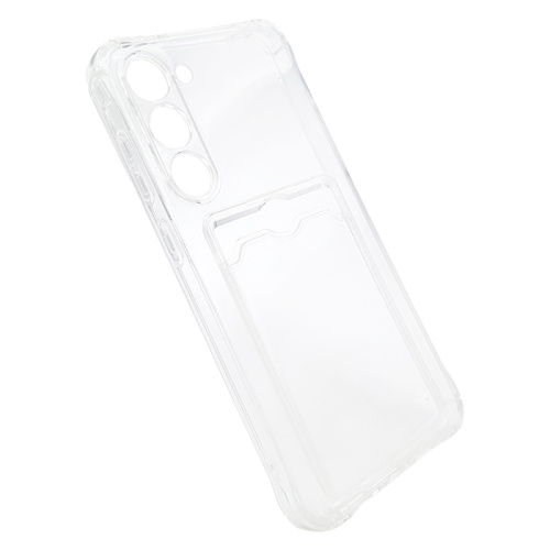 Чехол-силикон card holder Samsung s23 прозрачный