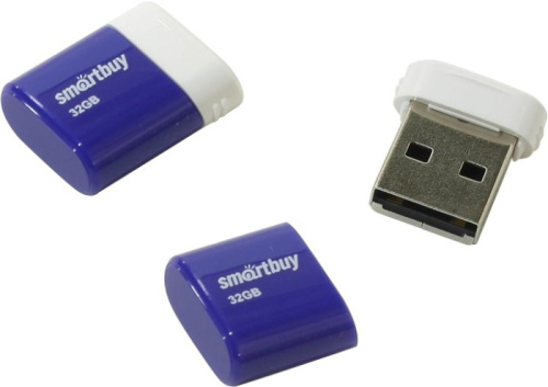 64gb usb smartbuy lara синяя