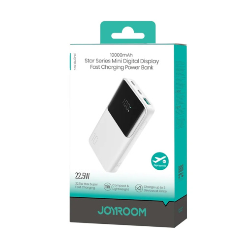 Пзу joyroom jr-qp191 10000mah (22.5w) белый
