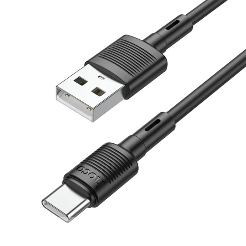 Кабель usb hoco x83 type-c 1m черный