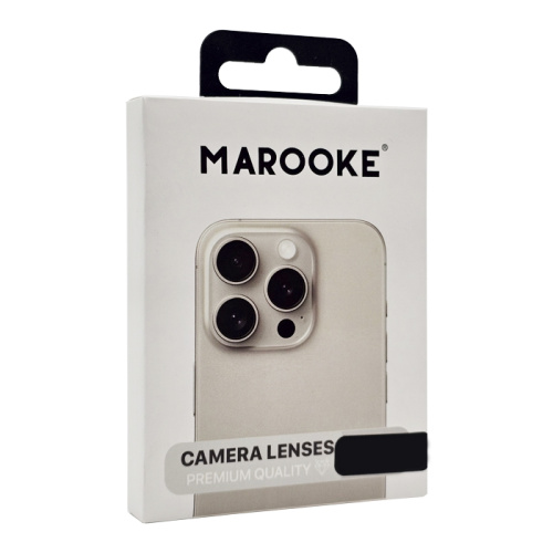 Стекло защитное на камеру marooke для iphone 14 pro/14 pro max глубокий фиолетовый