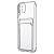 Чехол-силикон card holder Samsung a12 прозрачный