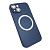 Чехол-силикон magnetic2 cam protect с лого для iphone 13 фиолетовый