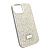 Чехол-крышка swarovski стразы для iphone 13/14 белый