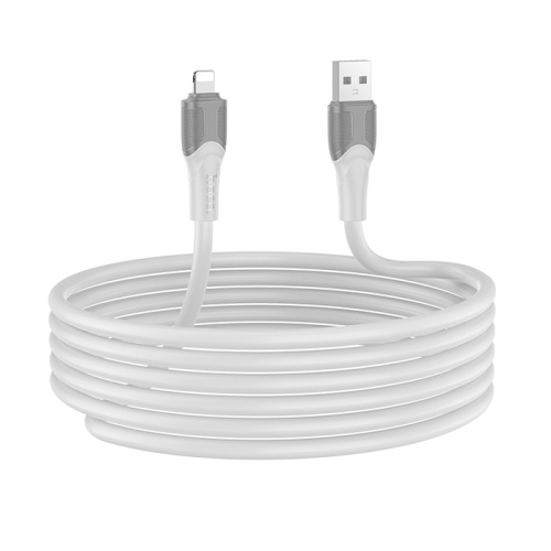 Кабель usb hoco x106 lightning (3m) серый 
