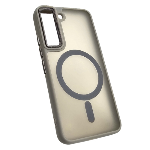 Чехол-крышка #83 magnetic collection mil-std для Samsung s22 серый