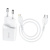 Сзу/type-c hoco n10 type-c на lightning (20w) белое