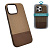 Чехол-крышка henks #56 odin leather case для iphone 16 pro пустынный титан