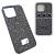 Чехол-крышка swarovski камни для iphone 15 pro max серебристый