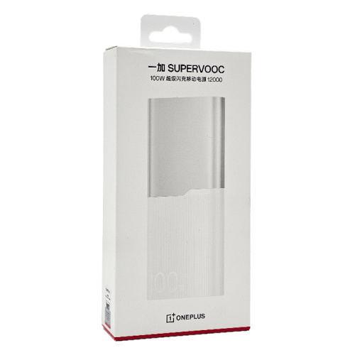 Пзу oneplus suprevooc 12000mah (100w) серебристое