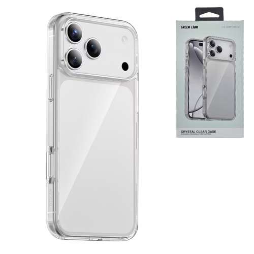Чехол green lion crystal clear для iphone 17 pro max прозрачный