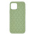 Чехол-крышка silicone case стеганый для iphone 12/12pro зеленый