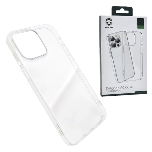 Чехол-крышка green lion deLGado pc case для iphone 14 pro прозрачный