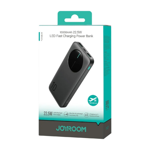 Пзу joyroom jr-pbf12 pro 10000mah (22.5w) черный