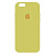чехол-силикон silicone case NEW для iphone 6/6S zxc43 желтый  