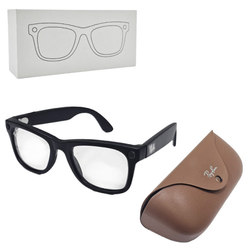 Очки smart glasses футляр (rayban) коричневый (m5)