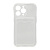 Чехол-силикон card holder iphone 13 pro (6.1) прозрачный