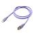 Кабель usb sata x30 type-c фиолетовый