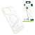 Чехол-крышка green lion series 8 strong magnetic для iphone 14 pro прозрачный
