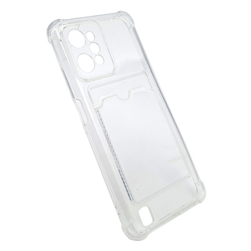 Чехол-силикон card holder realme c31 прозрачный