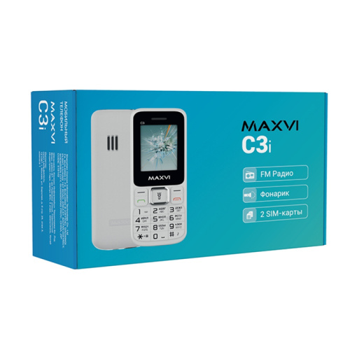 Тел.maxvi c3i черный (eac)
