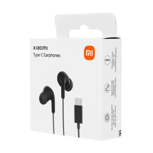H/f (type-c) xiaomi earphones1 черные