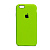 Чехол-силикон silicone case аналог для iphone 6g салатовый