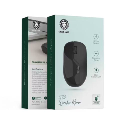 Мышь green lion g730 черная