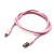 Кабель usb sata x30 lightning розовый