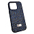 Чехол-крышка swarovski стразы для iphone 16 pro max темно-синий