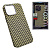 Чехол-крышка luxo life карбон zigzag magsafe iphone 15 желтый