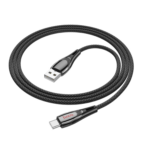 Кабель type-c hoco u133 (3a) черный