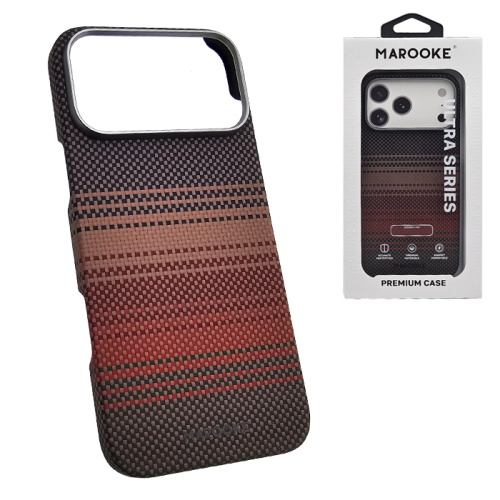Чехол-крышка marooke m15 ultra series sunset для iphone 17 pro коричневый