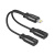 Переходник awei cl-72 2в1 adapter for carging and play music черный