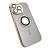 Чехол-силикон magnetic cam protect для iphone 14 pro золотой